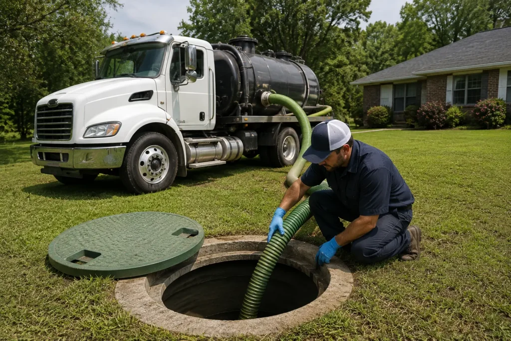Residential septic repair property in Ocala